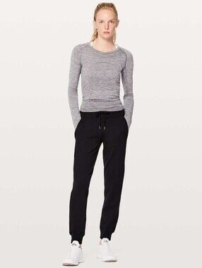 Lululemon Ready To Rulu High Rise Jogger Black Sz 4 Black Travel Workout
